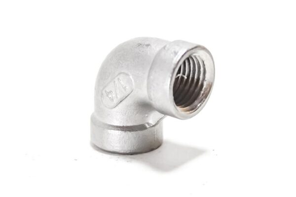 CODO C/ROSCA ACERO INOX 1/2" x 90º