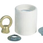 SOCKET PORCELANA E27 C/ADAPTADOR WESTING