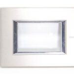 PLACA TITANIO SATIN 3 MOD HA4803 BTICINO