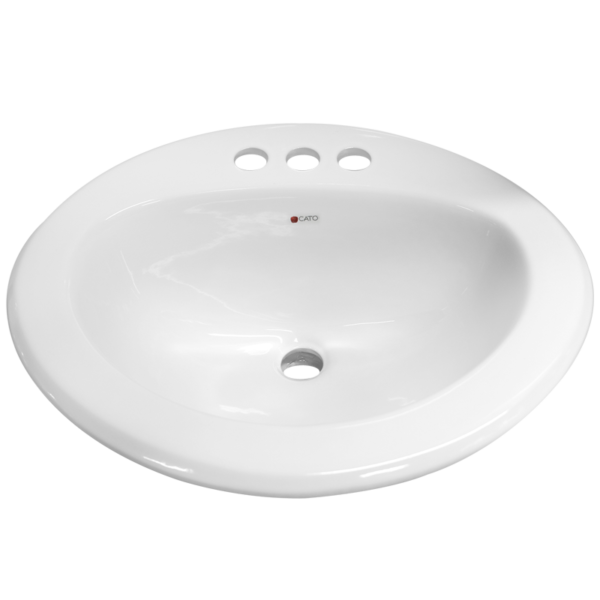 LAVAMANO BLANCO 4" SOBRE-PONER  DROP