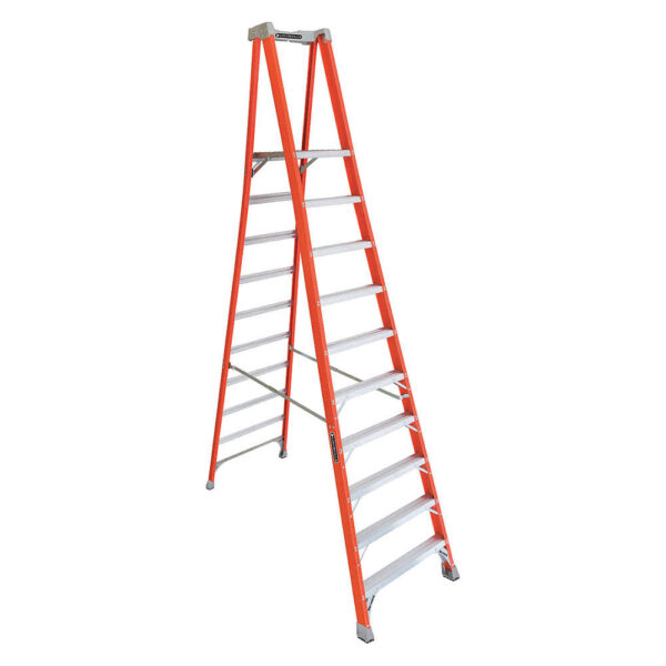 ESCALERA F/VIDRIO 2 BANDAS 6' PLATAFORMA
