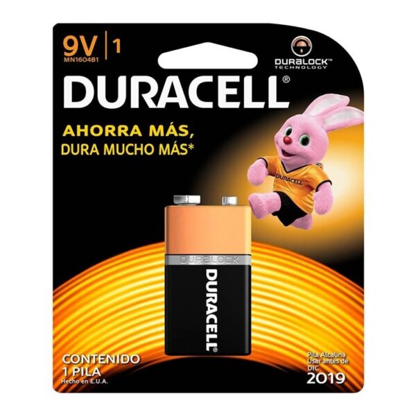 PILA ALKALINA "9V" BLISTER UNIDAD