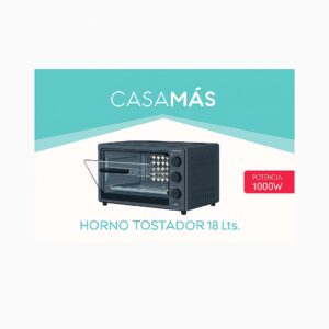 HORNO TOSTADOR 18LTS 1000W CASAMAS