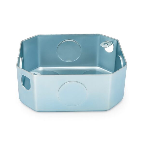 CAJA OCTAGONAL LIVIANA 4" GALVANIZADA
