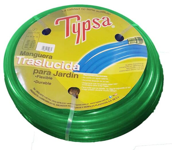 MANGUERA PLASTICA TRANSP. 1-1/4"x50y TYP