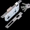 CERRADURA EMBUTIR 85MM A/INOX S/CILINDRO