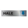 ROTULO VINIL "HALE" 5X20 CM