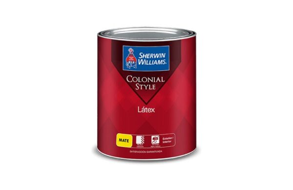 COLONIAL STYLE LATEX MATE BLANCO  01