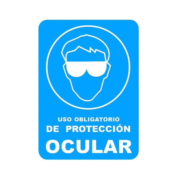 ROTULO VINIL "USO OBLIG D/PROTEC OCULAR"