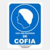 ROTULO VINIL "USO OBLIG DE COFIA"