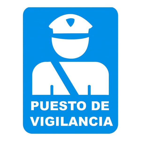 ROTULO VINIL "PUESTO DE VIGILANCIA"