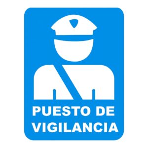 ROTULO VINIL "PUESTO DE VIGILANCIA"