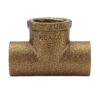 TEE MIXTA DE BRONCE 1/2" X 1/2" X 1/2"