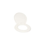 ASIENTO INODORO PLASTICO REDONDO CERR BLANCO