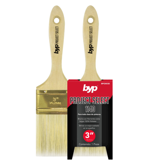 BROCHA 3" CERDA SINTETICA PROJECT SELECT 1140