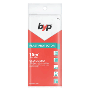 PLASTICO PROTECTOR USO LIGERO 5 X 3 MTS BYP
