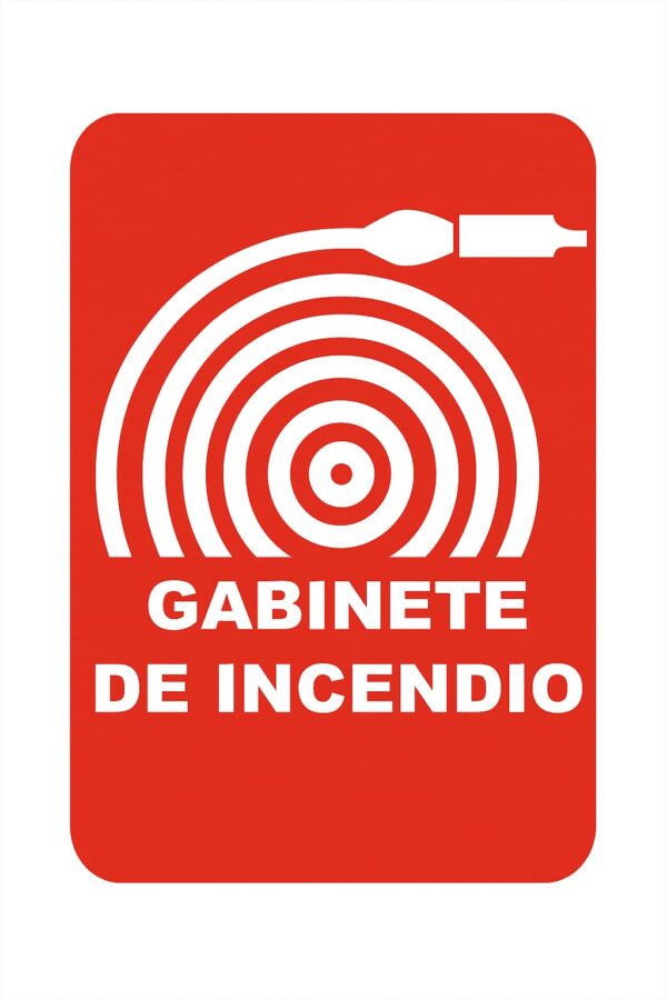 ROTULO VINIL "GABINETE DE INCENDIO"