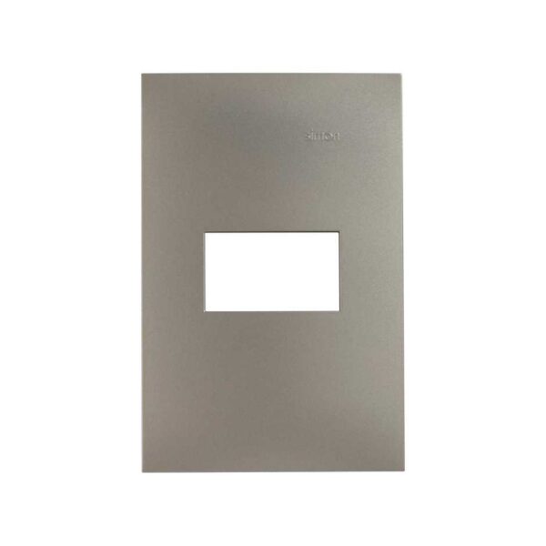 PLACA PLASTICA ALUMINIO 1 MODULO SIMON
