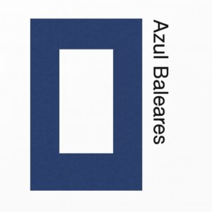 PLACA PLASTICA 3 MODULOS AZUL BALEARES