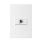 TOMA TV COAXIAL BLANCO SIMON