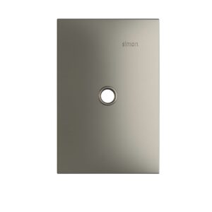 PLACA PLASTICA ALUMINIO P/SALIDA CABLE
