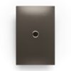 PLACA PLASTICA CAVA MATE P/SALIDA CABLE