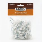 GRAPA PLASTICA T/REDONDA 7-10MM BROWN