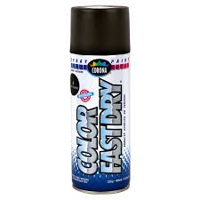 PINTURA SPRAY FASTDRY NEGRO MATE 4
