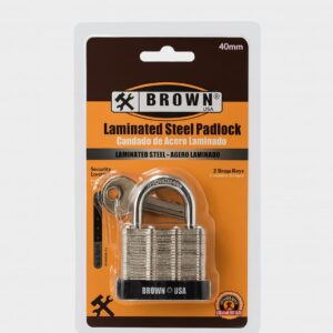 CANDADO 40MM ACERO LAMINADO BRL0040