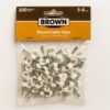 GRAPA PLASTICA T/REDONDA 5-8MM BROWN