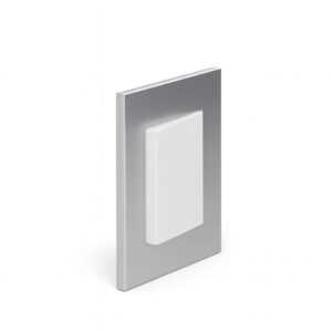 SWITCH SENCILLO 3M 3 VIAS BLANCO-PLATA