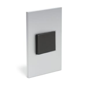 SWITCH SENCILLO 15A 3 VIAS NEGRO-PLATA