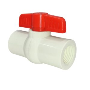 VALVULA DE BOLA PVC C/ROSCA 1/2"