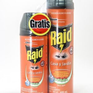 INSECTICIDA RAID CASA-JARDIN 400ML+226ML