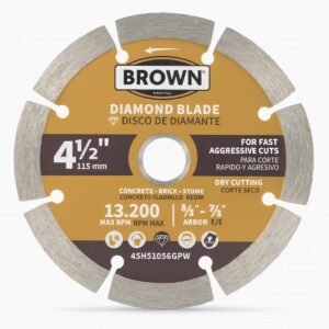 DISCO CORTE CERAMICA SEG. 4-1/2" BROWN