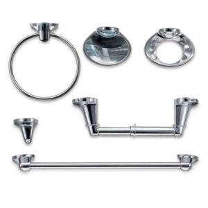 SET ACC. BAÑO CROMADO ASPEN 6pzas MOEN