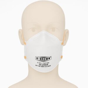 MASCARILLA DESECHABLE N95 FFP2NR BROWN