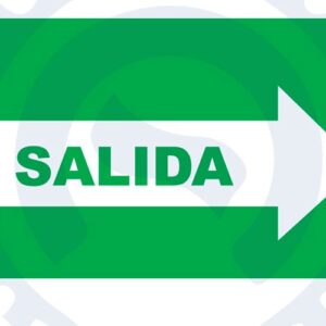 ROTULO VINIL "SALIDA DERECHA"