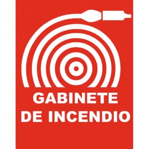 ROTULO VINIL "GABINETE DE INCENDIO"