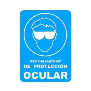 ROTULO VINIL "USO OBLIG D/PROTEC OCULAR"