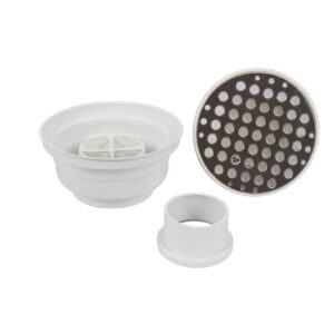 TAPON RESUMIDERO REDONDO PLAST. BCO 5"