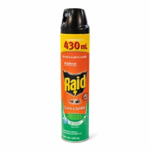 INSECTICIDA RAID CASA-JARDIN 430ML EUCAL