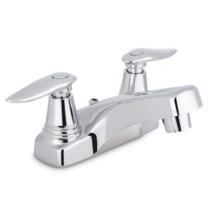 MEZCLADOR LAVABO 4" SLIM PLASTICO CROMADO