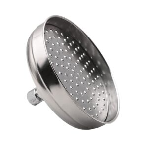 CABEZA DUCHA CROMADA 8" REDONDA METALICA