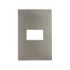 PLACA PLASTICA ALUMINIO 1 MODULO SIMON