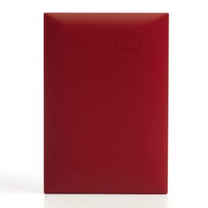 PLACA CIEGA PLASTICA ROJO GAUDI SIMON