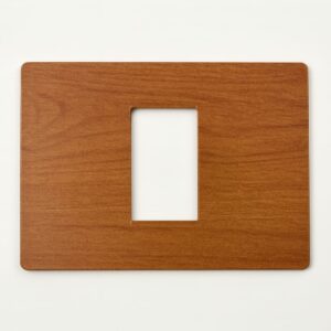 PLACA PLASTICA 1 MODULO MADERA ROBLE