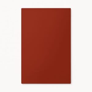 PLACA CIEGA PLASTICA ROJO CARMESI SIMON