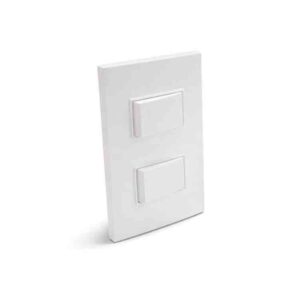 SWITCH DOBLE BLANCO 1-2VIAS + 1-3VIAS
