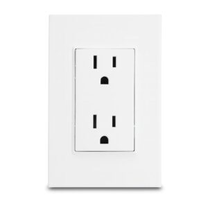 TOMA DOBLE POLARIZADO 15AMP BLANCO SIMON